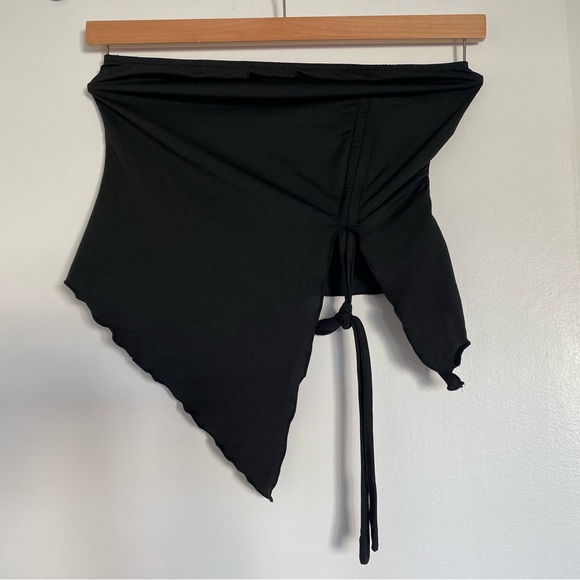 NWOT Princess Polly DESSY STRAPLESS TOP in BLACK - Picture 9 of 9